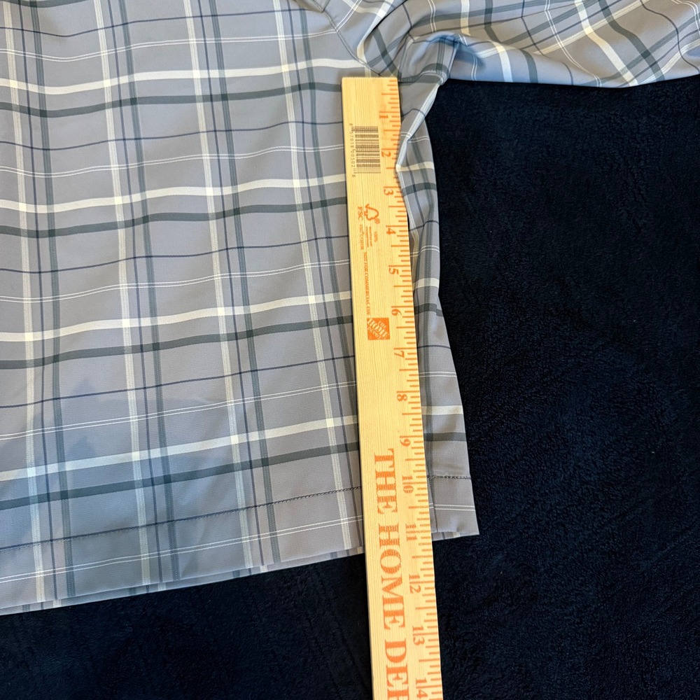 Nike Golf Dri-FIT Mens Plaid Shorts Grey White 388782-065 Size 34 - Picture 4 of 9